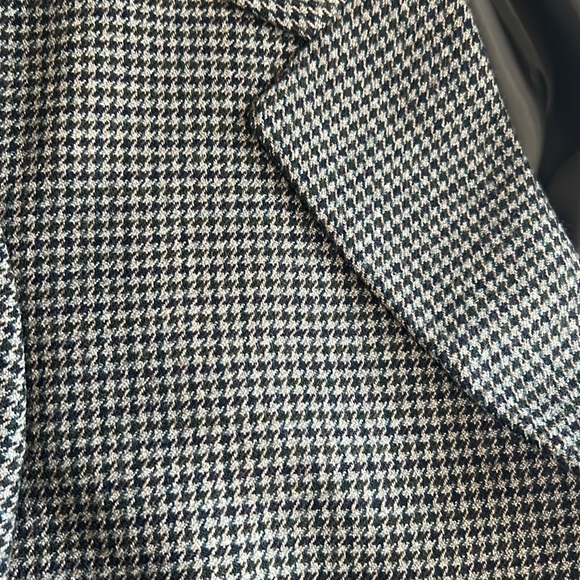 Macy’s Club Room, Mens, Brown Herringbone 100% Wool, Sport Coat/Blazer, Size 44R - Picture 6 of 10